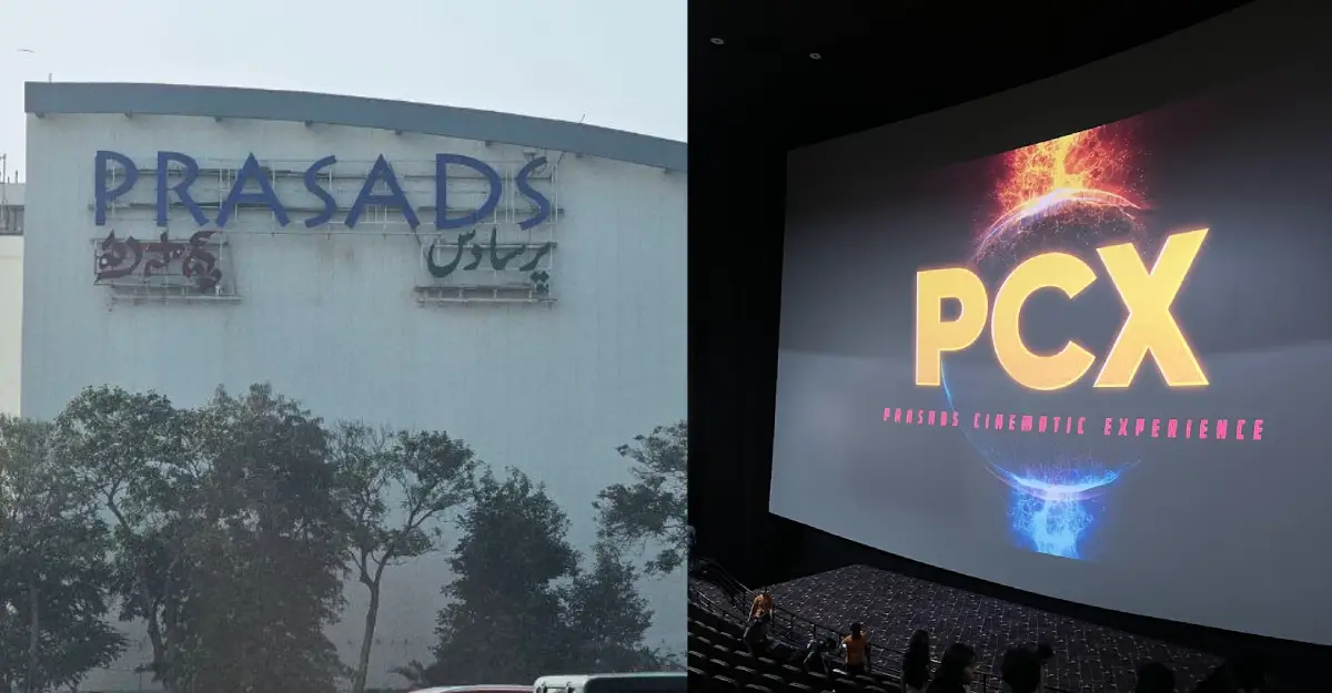 Prasads PCX Hyderabad – large screen with 4K laser projection and Dolby Atmos sound