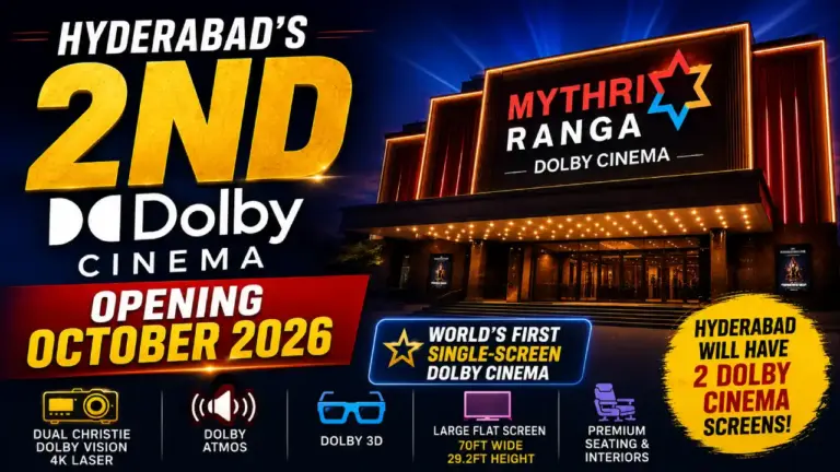 Mythri Ranga Dolby Cinema Opening In October 2026